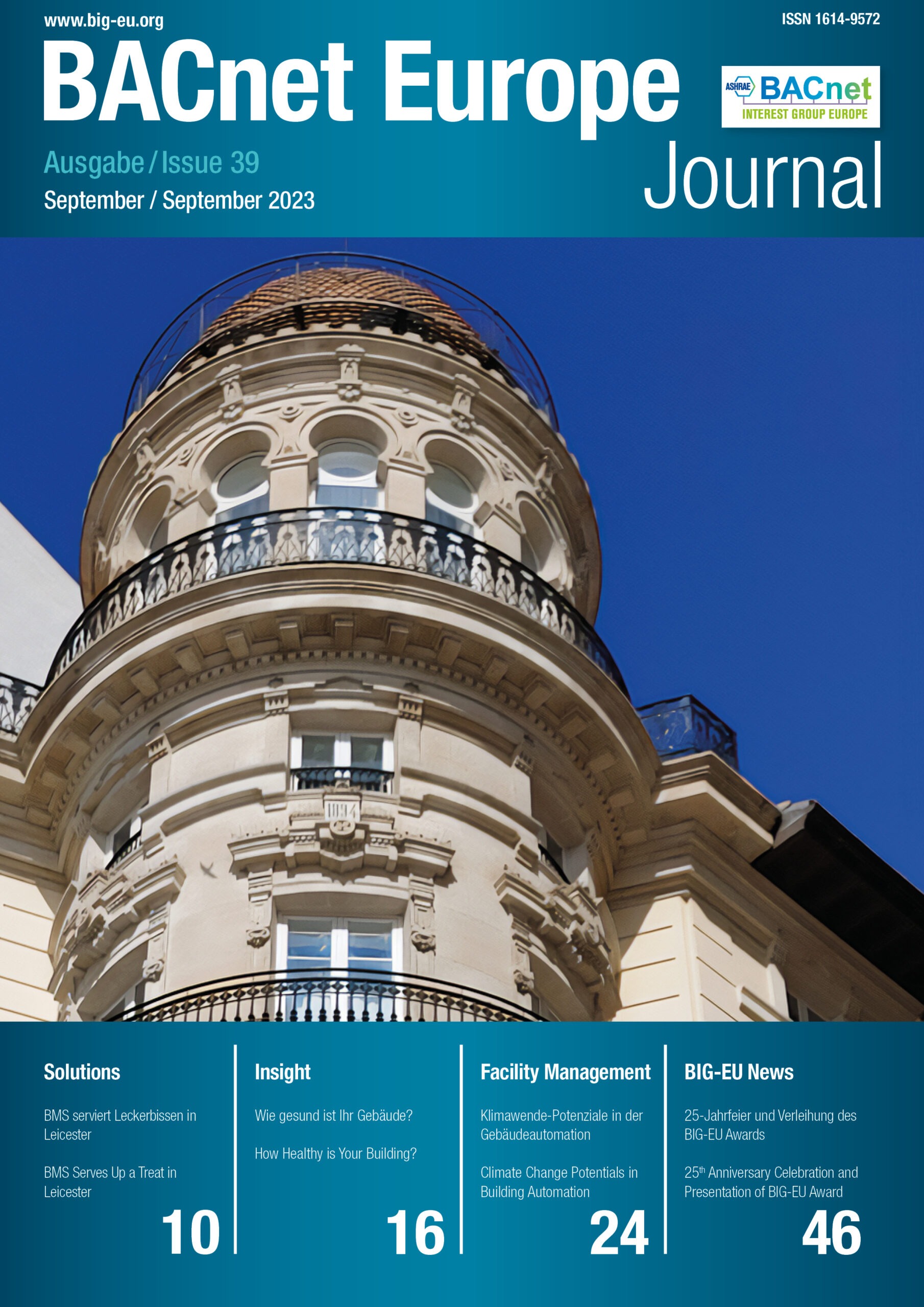 Neue BACnet-Journale erschienen – BIG-EU