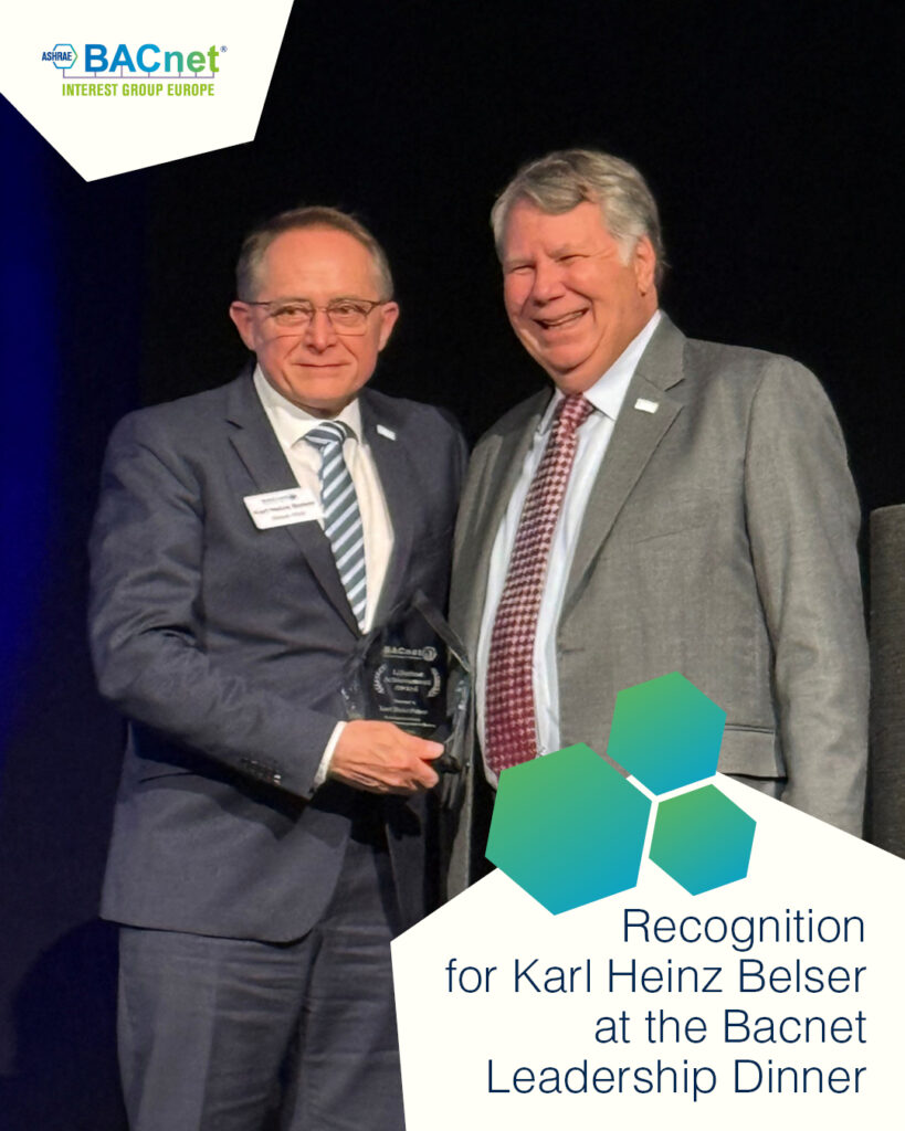 Achievement Award Presented to Karl Heinz Belser